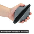 thumbnail image 4 of Tapones de goma Uxcell de 120 mm (4 3/4") ID, protectores de tuberías y postes de cercas, tapones flexibles para tuberías industriales, tubos de metal, cercas exteriores, gris claro, 4 of 6