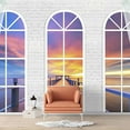 thumbnail image 2 of IDEA4WALL 6pcs Vies from French Window Peel and Stick Wallpaper Removable Wall Murals Large Wall Stickers for Home Decoration, 100"x24", 2 of 5