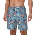 thumbnail image 2 of Gaeub Independence With Gnome Mens Swim Trunks Stretch Beach Shorts Quick Dry for Men Swim Shorts Swimwear with Pockets- 3X-Large, 2 of 9
