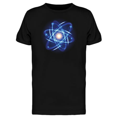 Blue Nuclear Model Tee Men's -Image by