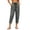 Army Green, variant on Capri Pants for Women Relax Fit Ankle Cropped Harem Elastic High Waist Solid Color Soft Daily Pocket,Sizes S-XL