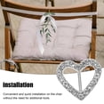 thumbnail image 3 of PAMINGONO 20Pcs Heart Shaped Rhinestone Buckles Alloy for Party Decorations and Crafting Accessories, 3 of 6