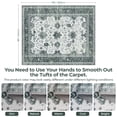 thumbnail image 3 of WANLISELL 8' x 10' Area Rugs for Living Room, Non-Slip Machine Washable Rug, Vintage Soft Indoor Carpets, Green Beige, 3 of 14