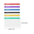 thumbnail image 2 of JUNWELL 12pcs Multipurpose Binder Pockets Loose Leaf Bags for 6-Ring Notepad Students Stationery, 2 of 8