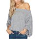 thumbnail image 1 of Camiseta básica Bohema Free People para mujer gris pequeña, 1 of 2