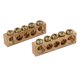 thumbnail image 1 of Barra de neutro de cobre con terminales de tornillo para cable eléctrico a tierra de 5 posiciones 2 piezas, 1 of 3