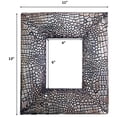 thumbnail image 3 of Ornate Rectangle Metal Photo Frame, Imitative Alligator Skin 13"x11", 3 of 3