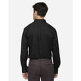 thumbnail image 3 of CORE365 88193T Men's Tall Operate Long Sleeve Twill Dress Shirt-Black-2XLT, 3 of 5