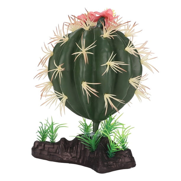 Adorno de plantas de cactus de reptiles, decoración de cactus de reptiles, plantas de reptiles, decoración de terrario, decoración de plantas de cactus artificiales, elaborado por expertos