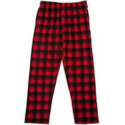 North 15 Boy's Plaid Plush Fleece Pajama Pants-1205B-Design3-8