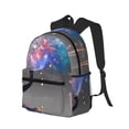 thumbnail image 2 of Lsque Elephant Fireworks Celebration Classic Casual Backpack - Large Capacity Water-Resistant Backpack for School, Work, Travel, and Outdoor Activities, 2 of 8