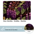 thumbnail image 2 of Grape Area Rugs: Polyester Non-Slip Machine Washable Floor Carpet Office Rug, 2 of 6