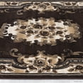 thumbnail image 4 of Allstar Brown Woven Hand Classic Persian Design Area Rug (5' 2" x 7' 2"), 4 of 7