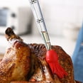 thumbnail image 1 of 1Pc Turkey Baster Set Include Detachable Food Grade Silicone Bulb,Meat Injector Needle and Cleaning Brush,Quality Meat Basters for Basting and Kitchen Cooking Turkey,Beef,Pork,Fish,BBQ(A), 1 of 8