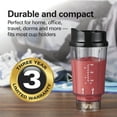 thumbnail image 6 of Hamilton Beach Personal Blender for Smoothies with Travel Lid, 14 oz, Black, 6 of 9