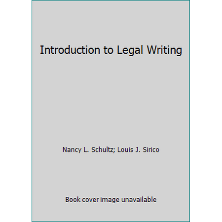 Introduction to Legal Writing, Used [Paperback]