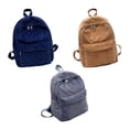 thumbnail image 3 of Minnieouse de pana, bolso moderno y espacioso para la escuela o el trabajo, escolar de moda para mujer Mochilas caqui, 3 of 6