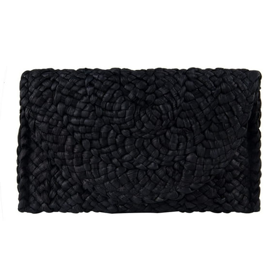 Freie Liebe Straw Clutch Purses for Women Summer Beach Bags Envelope Woven Clutch Handbags
