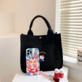 thumbnail image 2 of Bolso de lona de gran capacidad para mamá, maquillaje, bento, almuerzo, picnic, lindo HelloKItty, color fresco, para niños, estudiantes y niñas, billetera dulce, 2 of 6