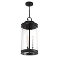 thumbnail image 5 of Englewood 3-Light Outdoor Hanging Lantern in Matte Black, 5 of 5