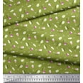 thumbnail image 2 of Soimoi Green Heavy Satin Fabric Text & Wine Glass Bar Print Fabric by the Yard 56 Inch Wide, 2 of 5
