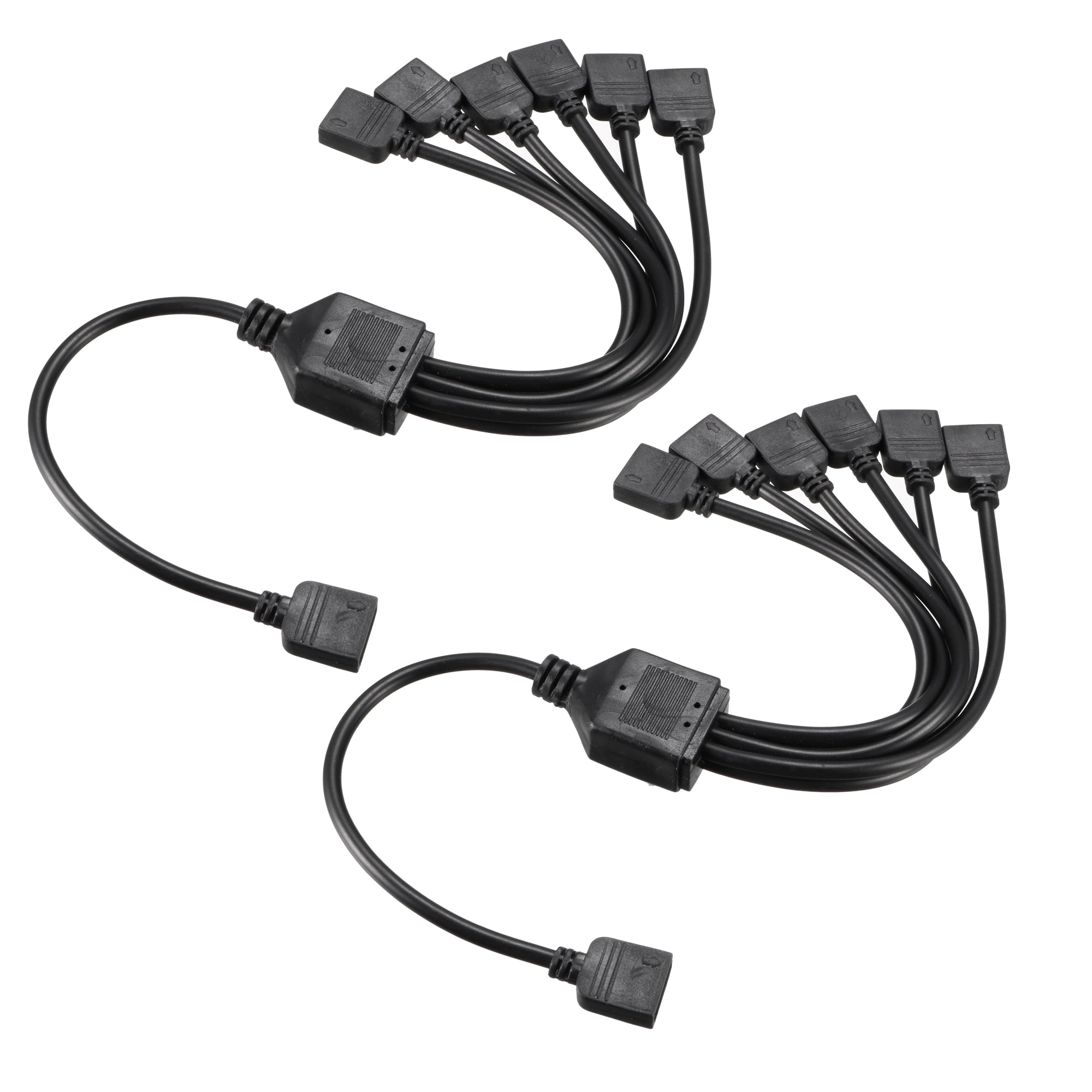 RGB Splitter Cable 1 Female to 6 Female 3 Pin Extension Connector Cord Wire for 5050 LED Light