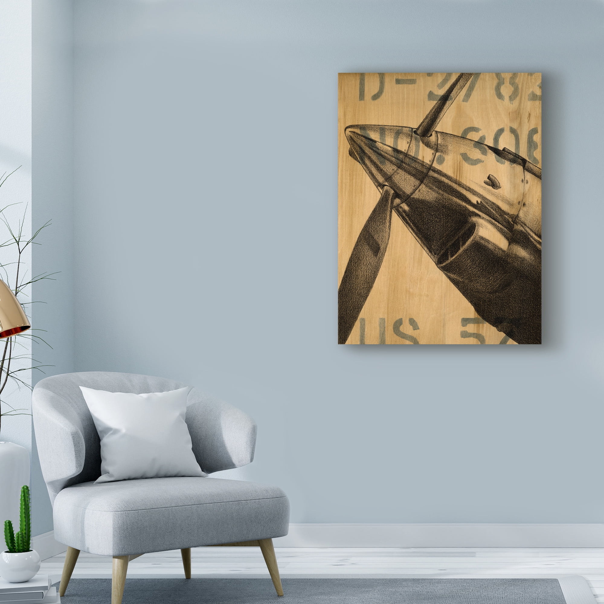 Trademark Fine Art 'Transcontinental II' Canvas Art by Ethan Harper