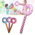 thumbnail image 1 of Lubelski Inflatable Toy Lovely Portable Convenient Fun Eco-friendly Entertainment PVC Donut Design Inflatable Stick Birthday Gift, 1 of 8