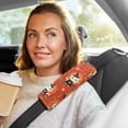 thumbnail image 6 of 2-Pack Seat Belt Covers with Flannel Seatbelt Shoulder Strap Case Adjustable Straps Soft Padding for Car Cat Riding A Broom Medium, 6 of 8