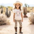 thumbnail image 5 of Olive Loves Apple Wild West Shirt for Toddlers and Girls Pink Desert Cowgirl Western Graphic Tee Natural Shirt Youth Medium, 5 of 5
