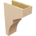 thumbnail image 5 of 6"W x 12"D x 18"H Classic Monterey Rough Cedar Woodgrain TimberThane Corbel, Primed Tan, 5 of 6