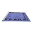 thumbnail image 2 of Ahgly Company Machine Washable Indoor Rectangle Oriental Blue Industrial Area Rugs, 8' x 10', 2 of 4