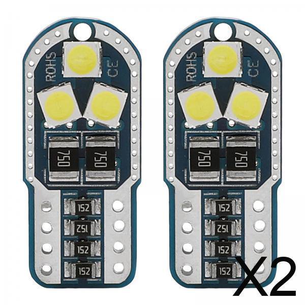 Bombilla de luces,Bombillas LED W5W T10 194 168 6SMD DC12V 6000K,Bombillas LED para automóvil Luz de mapa interior del automóvil Luces de techo,Bombilla de luces LED Luz de estacionamiento