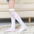 thumbnail image 6 of Over Knee Socks for Girls Thin Stretchable Girls Thigh Socks With Reinforced Toe Seam Comfort Playtimes And School Use, 6 of 9
