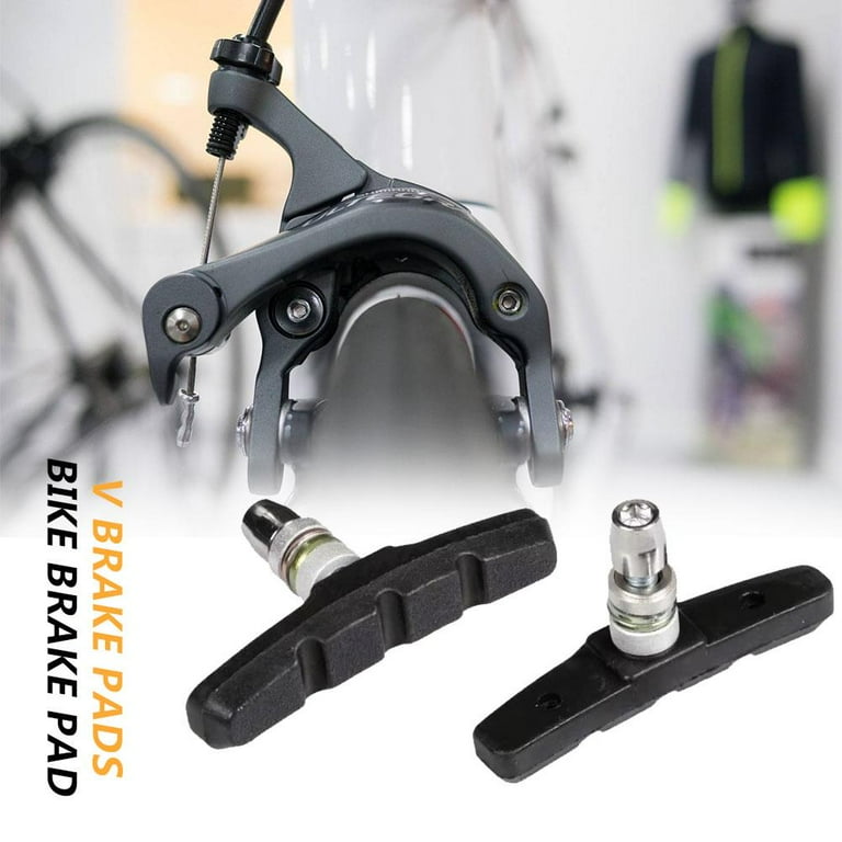 pack (B) mountain bike v brake pads bicycle universal silent