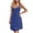 ZA Dark Blue, variant on Bovxnpu Nightgowns for Women, Women's Nightgown Sleeveless Sleepwear Sleep Shirt Pleated Nightdress Women's Suspenders Pajama Dress Nightshirt
