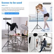 Neewer Metal Light Stand - 3-6.6ft Adjustable, 17.6lb Load for Softboxes/Reflectors/Umbrellas