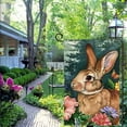 thumbnail image 4 of Heduofu Blooming Bunny Easter Welcome Garden Flag Vertical Double Sided Seasonal Outside Decor for Farmhouse Yard Patio Lawn Outdoor Home Decor Gift White, 4 of 6