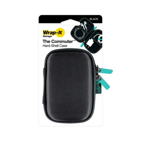 Wrap-It Storage - The Commuter Hard-Shell Storage Case - Black
