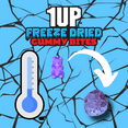 1UP Freeze Dried Gummy Bites, 2.0 oz Resealable Bag