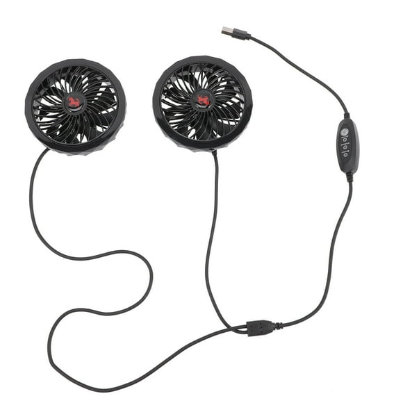 KAKOWELY juego de ventilador de refrigeración tipo chaleco, ajustable, con alimentación por USB, para ropa de trabajo