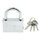 thumbnail image 2 of de Metal Firme con Llave s de Seguridad, Grilletes / Cortos, Multiusos - 3 70x90mm shamjiam Candado de arco corto largo, 2 of 8