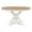 Oak, variant on Dining Table & Chair Set of 5, Retro Style Dining Room Set with Extendable Table and 4 Upholstered Chairs, Rubber Wood Round Table Set for Dining Room and Living Room, Espresso