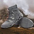 thumbnail image 2 of Zapatillas de deporte con punta de acero para verano zapatos de seguridad a prueba de pinchazos respetuosos con la piel sin cordones de malla, 2 of 9