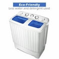 thumbnail image 5 of Gymax Compact Portable Washing Machine Twin Tub 20 lbs Washer Spinner Home Dorm, 5 of 9