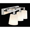 thumbnail image 1 of Afina L-107-3 Three LED Sconce Light Bar with Opal Glass Shade - Polished Chrome, 1 of 1