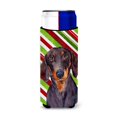 thumbnail image 1 of Dachshund Candy Cane Holiday Christmas Ultra Aisladores De Bebidas Para Latas Delgadas Lh9223Muk, 1 of 1