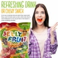 thumbnail image 2 of Apexy Jelly Fruit, Tiktok Candy Trend Items, Tik Tok Hit or Miss Challenge, Assorted Fruit Shaped Jelly, Strawberry, Mango, Apple, Pineapple, Grape. 9.87oz, 2 of 8