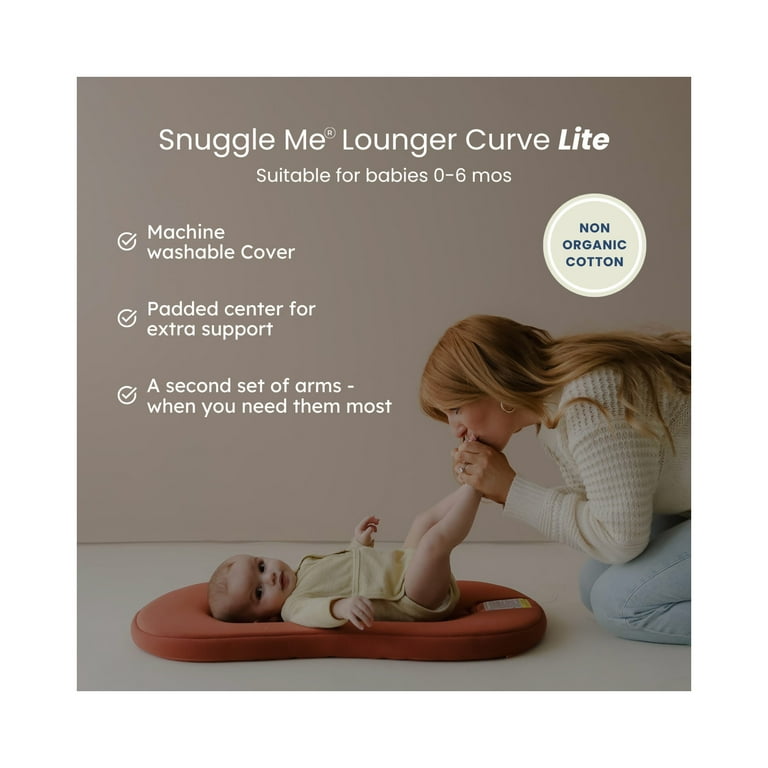 Snuggle Me® Curve Lite Baby Lounger - Gingerbread - Walmart.com