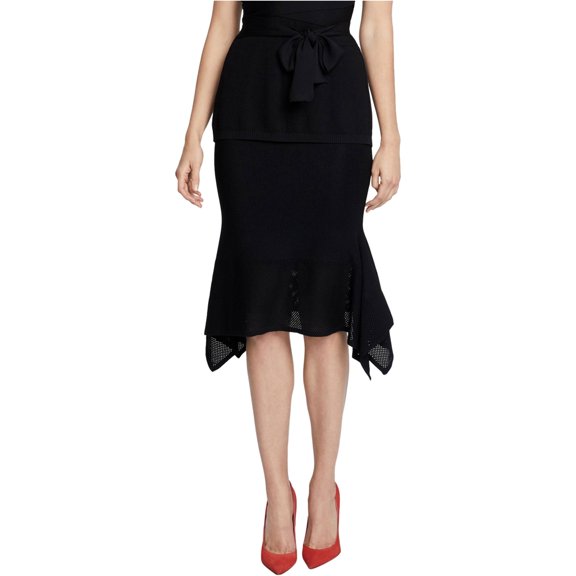 Rachel Roy Womens Katelyn Trumpet Skirt, Black, Small